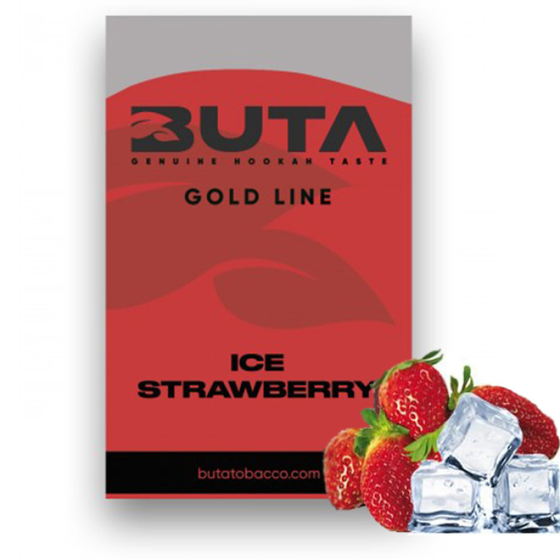 Тютюн Buta Gold Line Ice Strawberry (Полуниця Лід) 50 г Тютюн Buta Gold Line Ice Strawberry (Полуниця Лід) 50 г