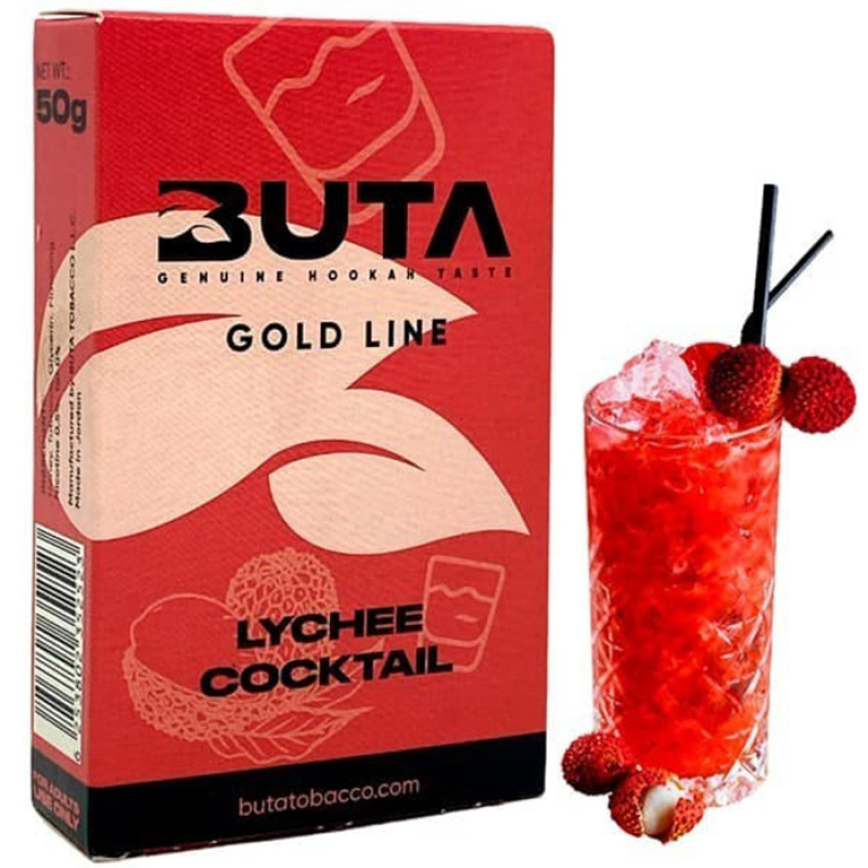 Тютюн Buta Gold Line Lychee Cocktail (Коктейль Лічі) 50 г Тютюн Buta Gold Line Lychee Cocktail (Коктейль Лічі) 50 г