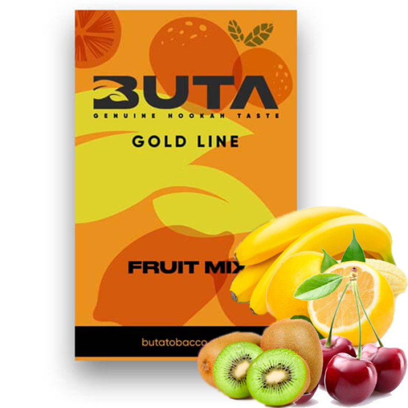 Тютюн Buta Gold Line Fruit Mix (Фруктовий Мікс) 50 г Тютюн Buta Gold Line Fruit Mix (Фруктовий Мікс) 50 г