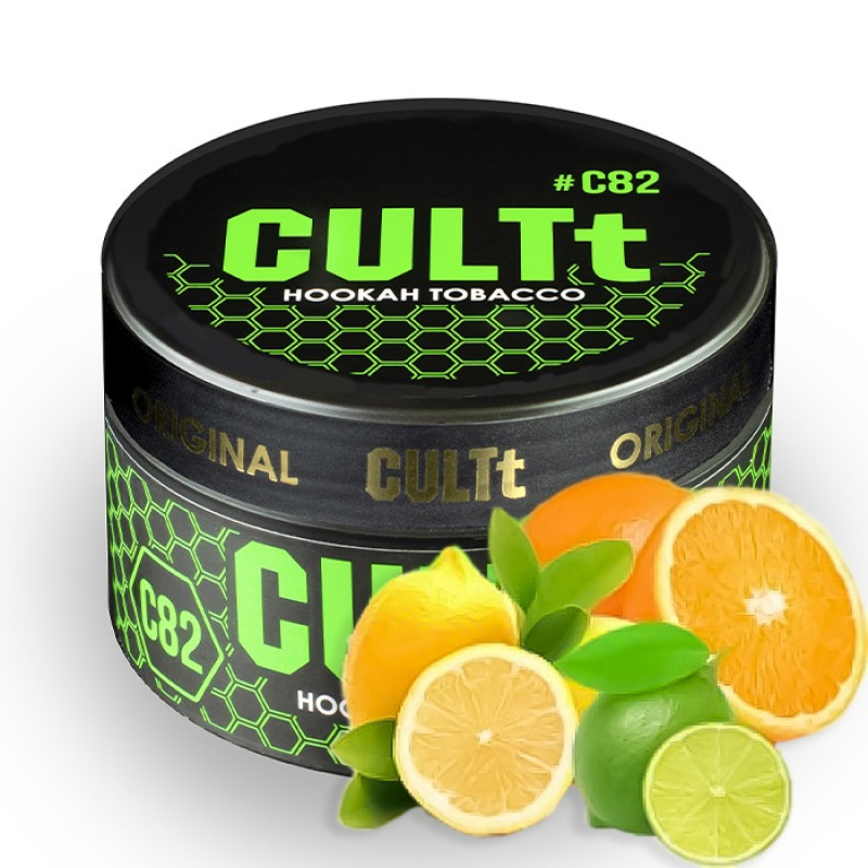 Тютюн CULTt C82 Lime Chill (Лайм, Апельсин, Лимон) 100 г Тютюн CULTt C82 Lime Chill (Лайм, Апельсин, Лимон) 100 г