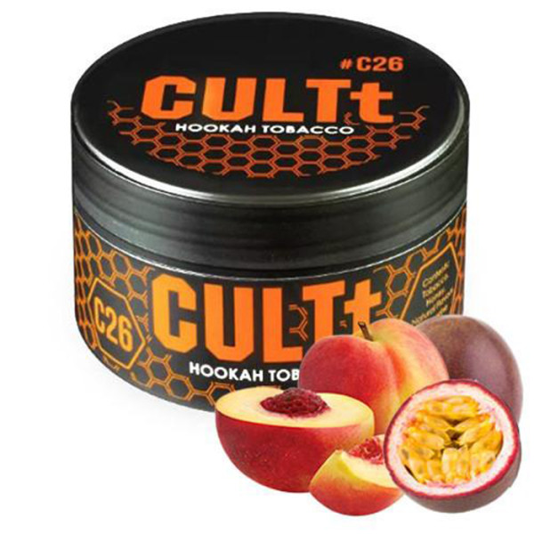 Табак CULTt C26 Passion Fruit Peach (Маракуйя, Персик) 100 г