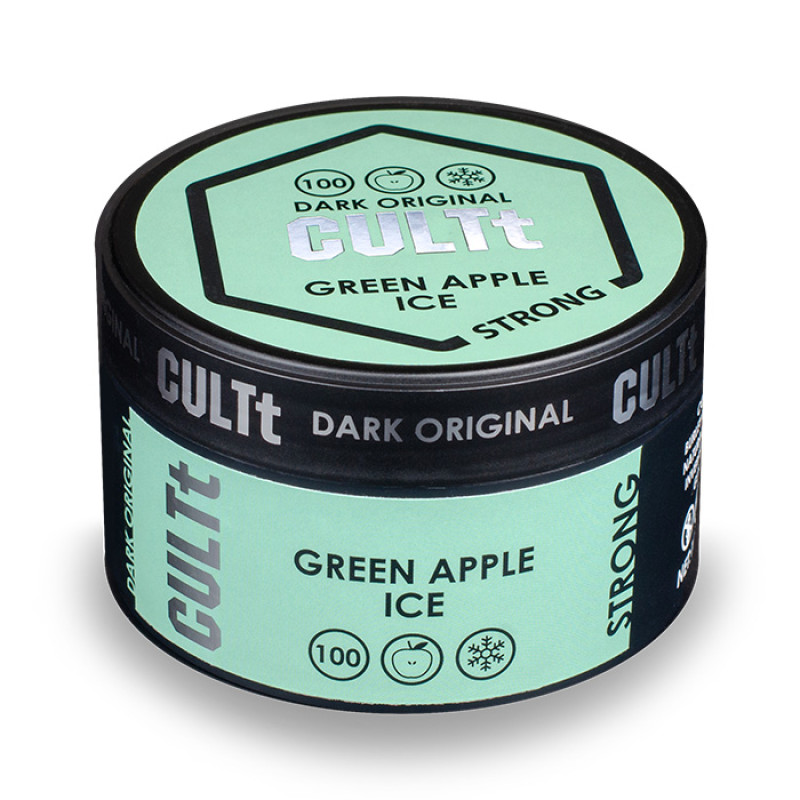 Тютюн CULTt DS100 Green Apple Ice (Зелене яблуко, Лід) 100 г Тютюн CULTt DS100 Green Apple Ice (Зелене яблуко, Лід) 100 г
