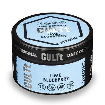 Тютюн CULTt DS10 Lime Blueberry (Лайм, Чорниця, Лід) 100 г Тютюн CULTt DS10 Lime Blueberry (Лайм, Чорниця, Лід) 100 г