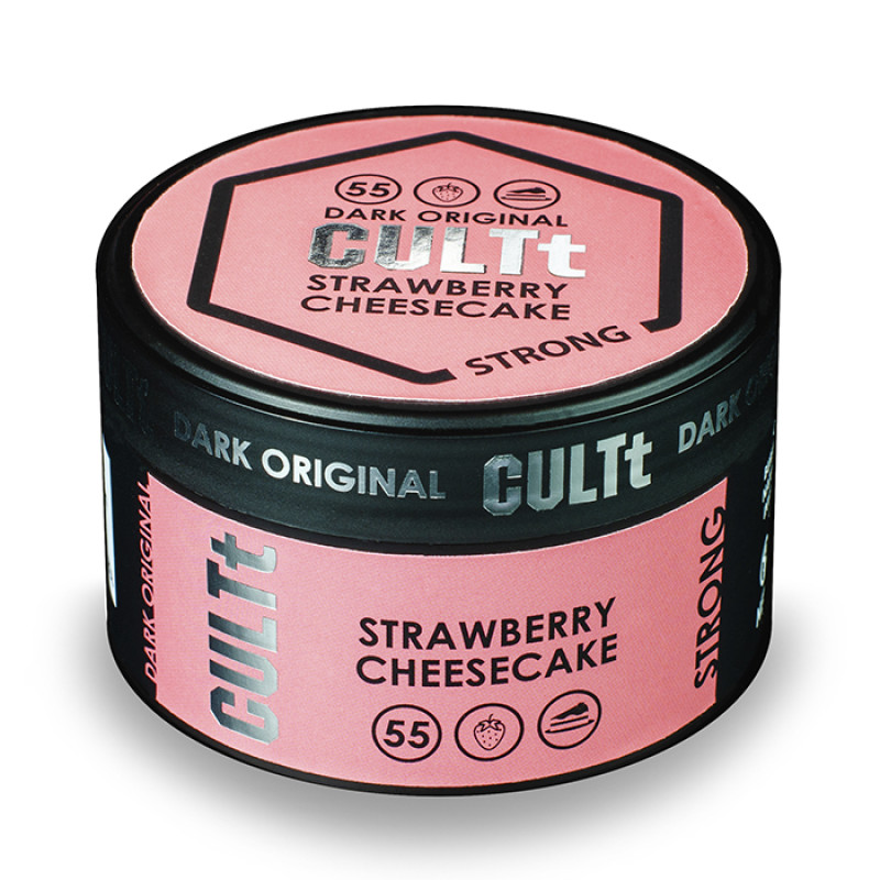 Тютюн CULTt DS55 Strawberry Cheesecake (Полуничний чізкейк) 100 г Тютюн CULTt DS55 Strawberry Cheesecake (Полуничний чізкейк) 100 г