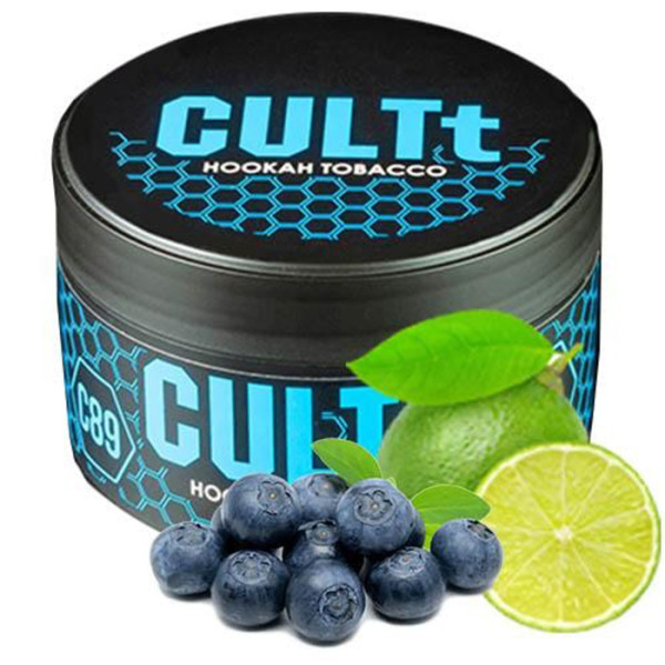 Табак CULTt C89 Blueberry Lime (Голубика, Лайм) 100 г