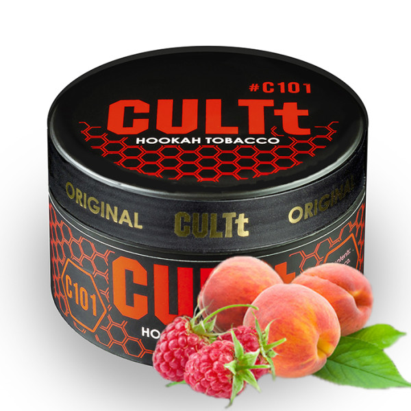 Табак CULTt C101 Raspberry Peach (Малина, Персик) 100 г