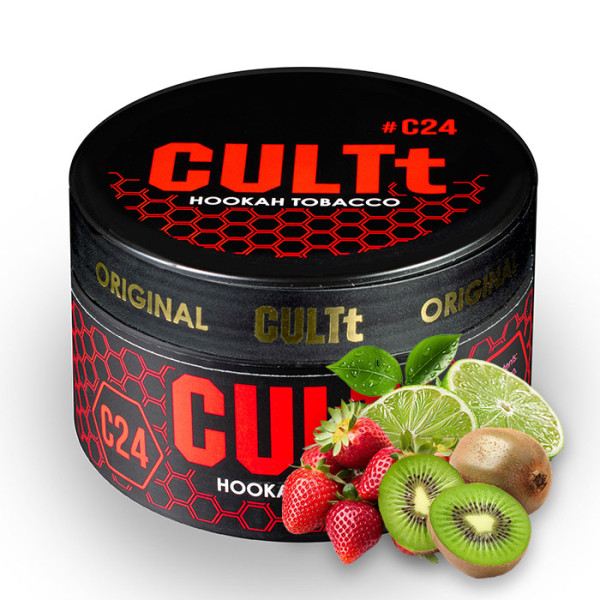 Табак CULTt C24 Strawberry Kiwi Lime (Клубника, Киви, Лайм) 100 г