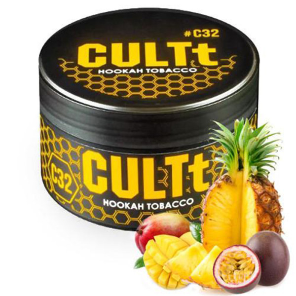 Табак CULTt C32 Mango Passion Fruit Pineapple (Манго, Маракуйя, Ананас) 100 г