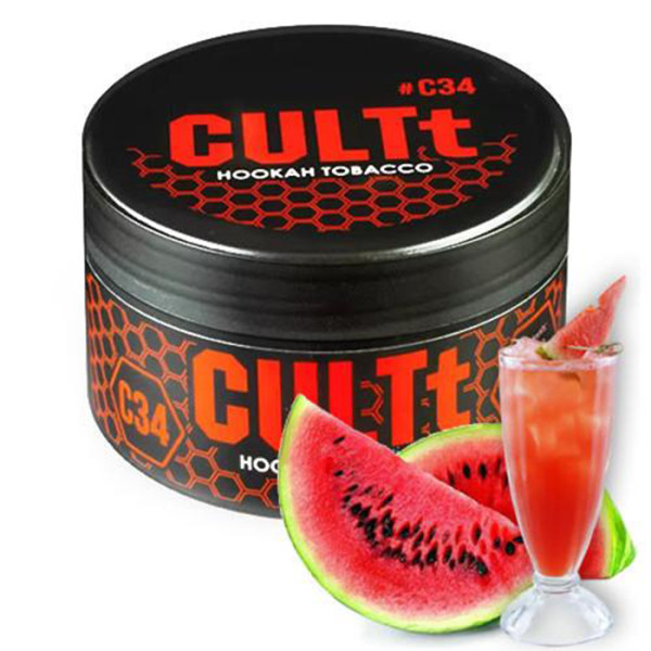 Табак CULTt C34 Watermelon Lemonade (Арбузный лимонад) 100 г