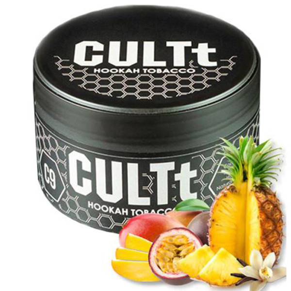 Табак CULTt C9 Mango Passion Fruit Pineapple Vanilla (Манго, Маракуйя, Ананас, Ваниль) 100 г