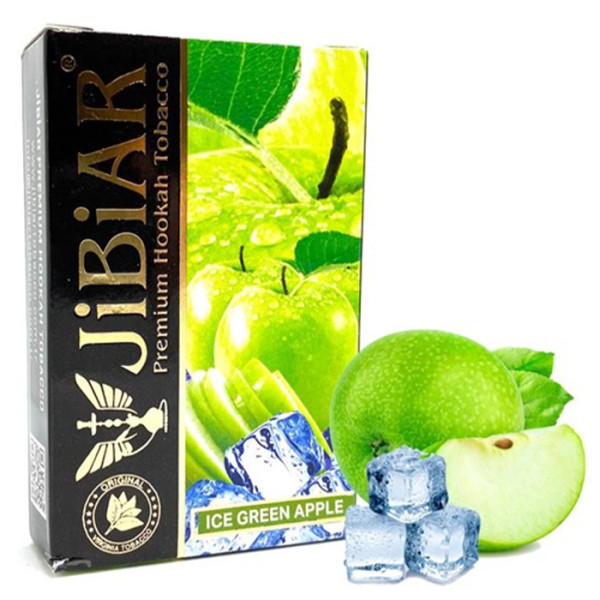 Табак Jibiar Ice Green Apple (Лед, Яблоко) 50 г