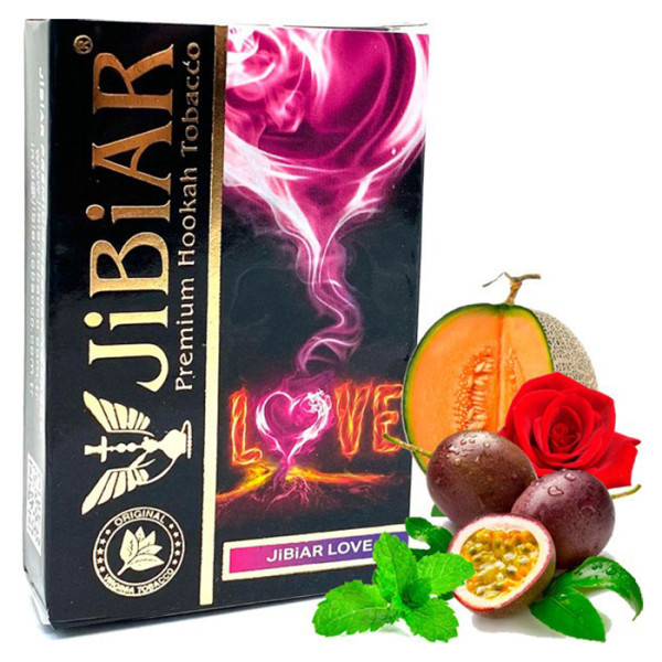 Табак Jibiar Love (Дыня, Маракуйя, Мята, Роза) 50 г