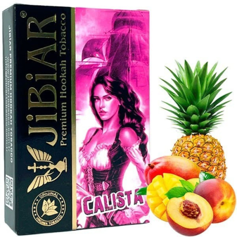 Табак Jibiar Calista (Ананас, Манго, Персик) 50 г
