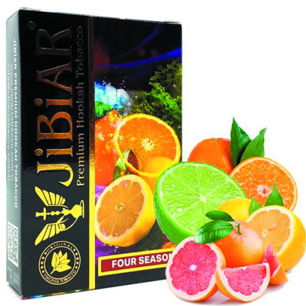 Табак Jibiar Four seasons (Апельсин, Грейпфрут, Лайм, Лимон) 50 г