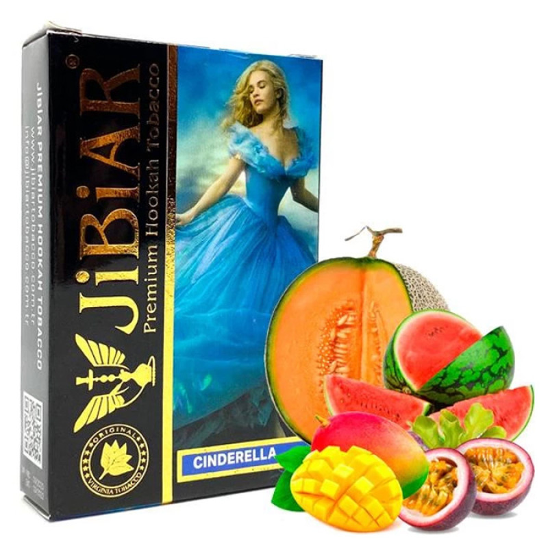 Тютюн Jibiar Cinderella (Кавун, Диня, Манго, Маракуя) 50 г