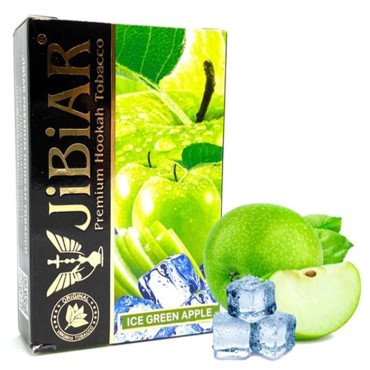 Тютюн Jibiar Ice Green Apple (Лід, Яблуко) 50 г
