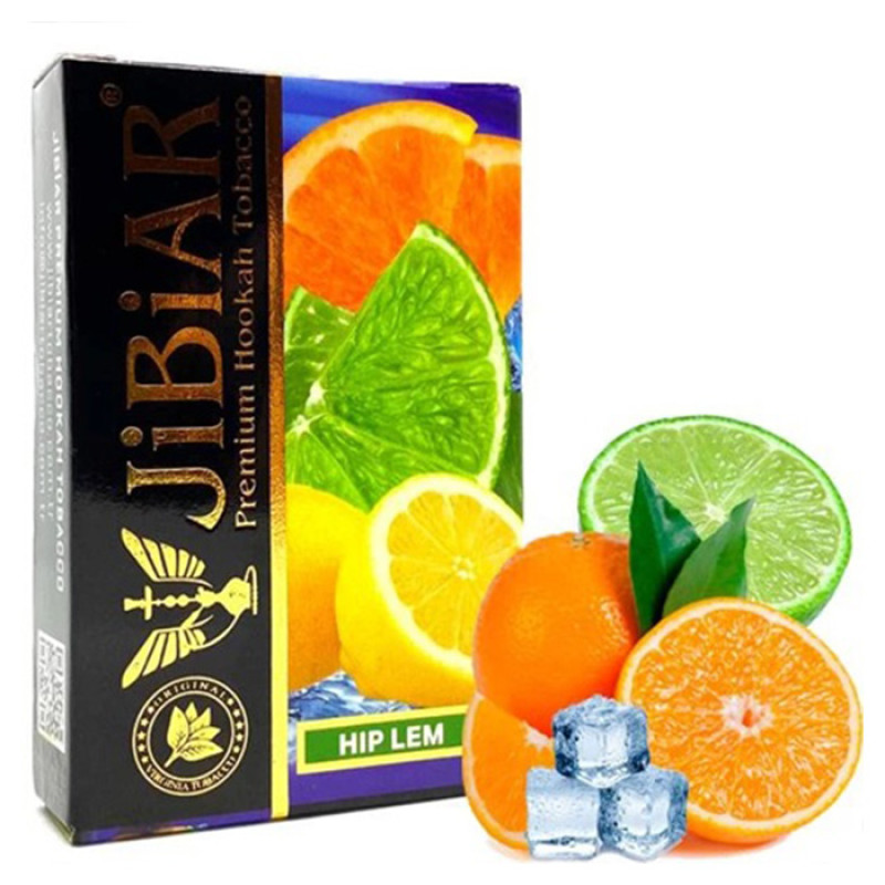 Табак Jibiar Hip Lem (Апельсин, Лайм, Лед) 50 г Табак Jibiar Hip Lem (Апельсин, Лайм, Лед) 50 г