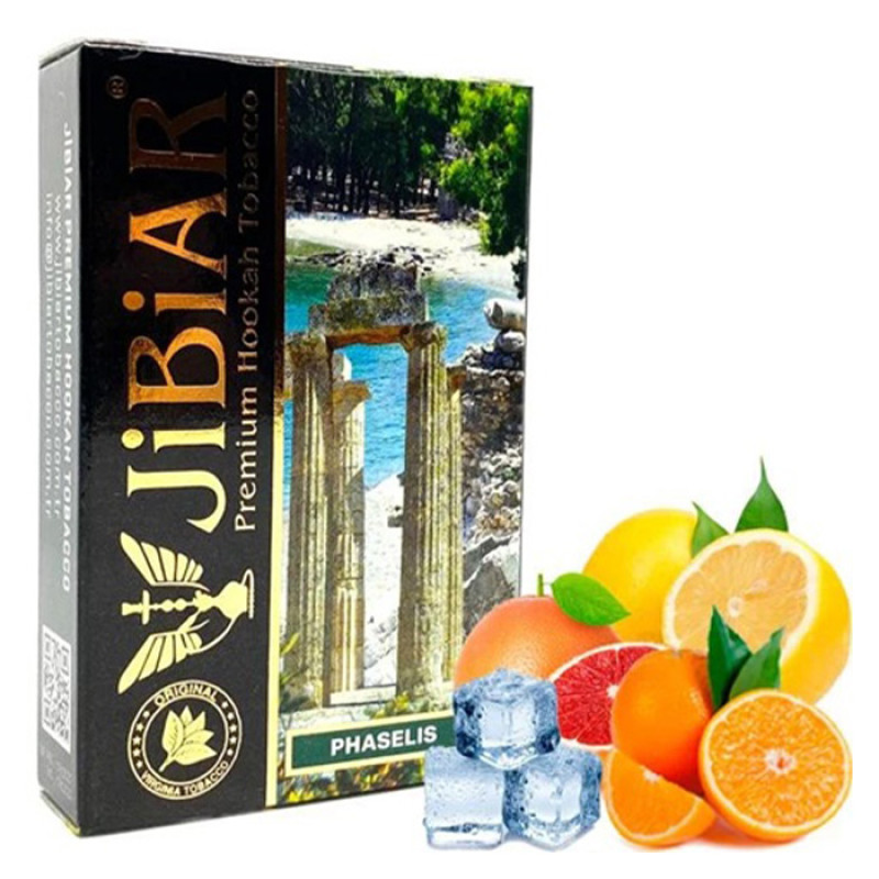 Табак Jibiar Phaselis (Апельсин, Грейпфрут, Лед, Лимон) 50 г