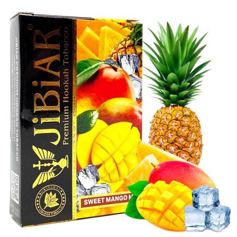 Табак Jibiar Sweet mango mix (Ананас, Манго, Лед) 50 г Табак Jibiar Sweet mango mix (Ананас, Манго, Лед) 50 г