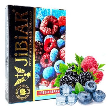 Табак Jibiar Fresh berry (Ежевика, Лед, Малина) 50 г