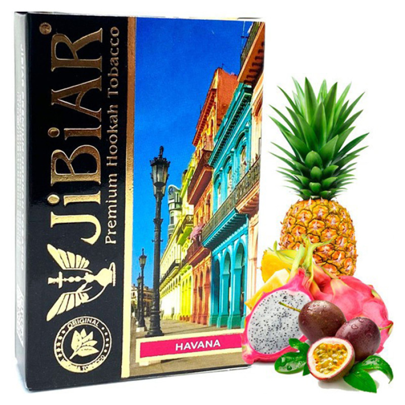 Табак Jibiar Havana (Ананас, Маракуйя, Питайя) 50 г