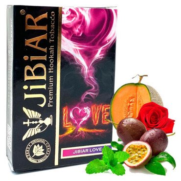 Тютюн Jibiar Love (Диня, Маракуя, М'ята, Троянда) 50 г
