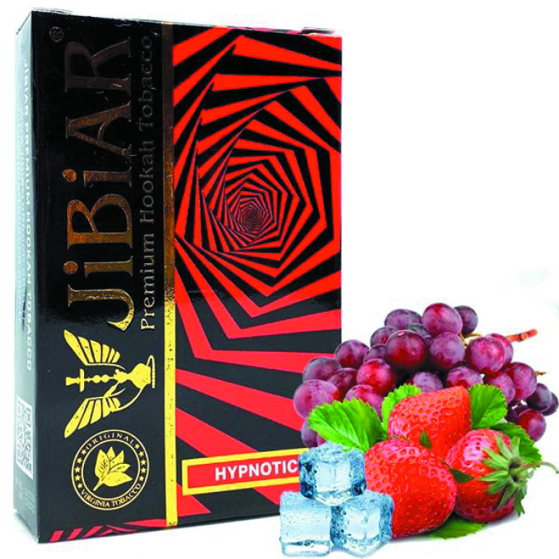 Табак Jibiar Hypnotiс (Клубника, Лед, Черный виноград) 50 г