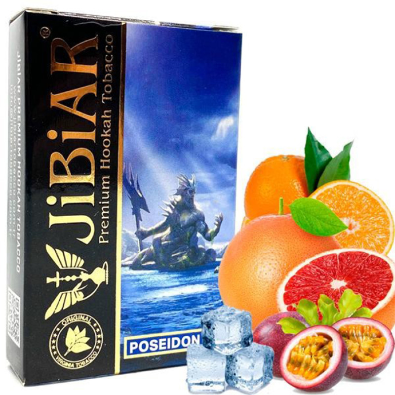 Табак Jibiar Poseidon (Апельсин, Грейпфрут, Лед, Маракуйя) 50 г