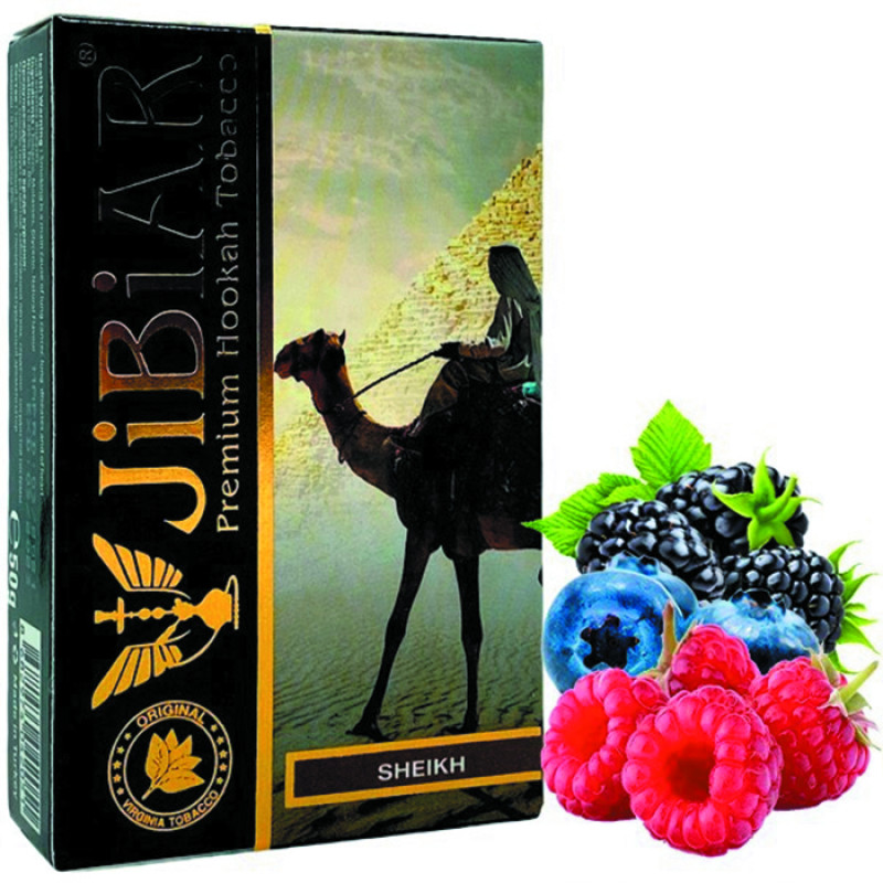 Табак Jibiar Sheikh (Ежевика, Малина, Черника) 50 г