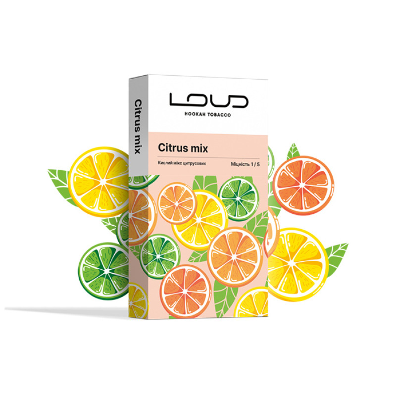 Тютюн Loud Light Line Citrus Mix (Мікс цитрусових) 100 г Тютюн Loud Light Line Citrus Mix (Мікс цитрусових) 100 г
