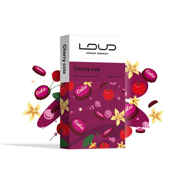 Табак Loud Light Line Cherry Cola (Кола, Вишня, Ваниль) 100 г