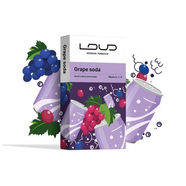 Табак Loud Light Line Grape soda (Микс виноградов) 100 г
