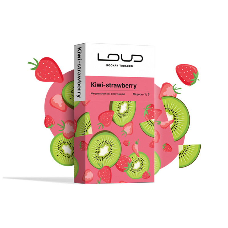Табак Loud Light Line Kiwi Strawberry (Киви, Клубника) 100 г Табак Loud Light Line Kiwi Strawberry (Киви, Клубника) 100 г