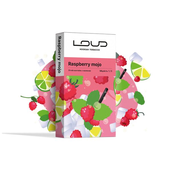 Табак Loud Light Line Raspberry Mojo (Коктейль с малиной) 100 г