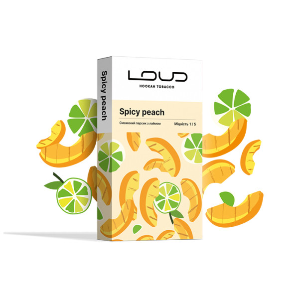 Табак Loud Light Line Spicy Peach (Персик, Лайм) 100 г