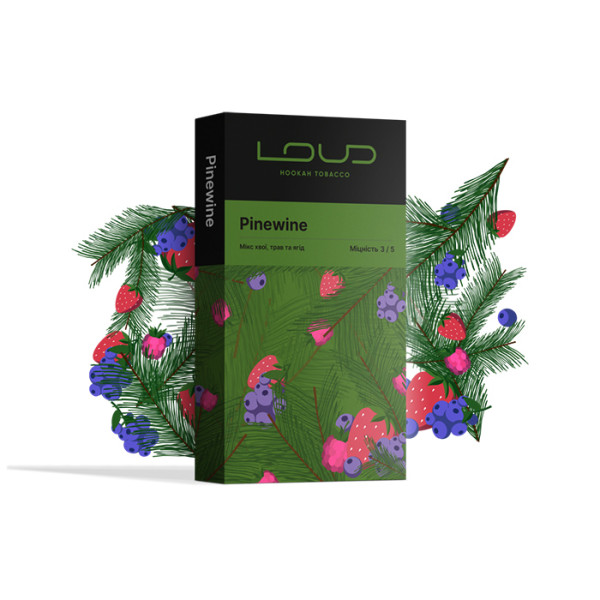Табак Loud Dark Line Pinewine (Хвоя, ягоды) 100 г