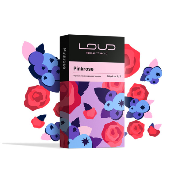 Табак Loud Dark Line Pinkrose (Черника, роза) 100 г