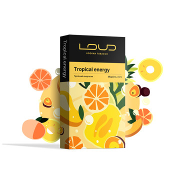 Тютюн Loud Dark Line Tropical Energy (Тропічний енергетик) 100 г Тютюн Loud Dark Line Tropical Energy (Тропічний енергетик) 100 г