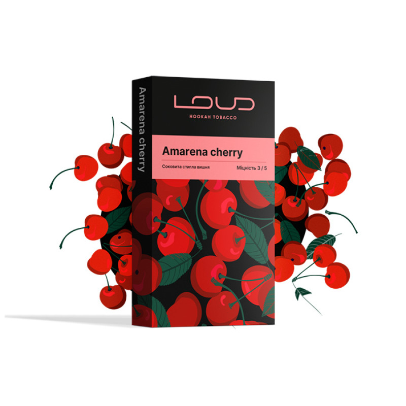 Табак Loud Dark Line Amarena Cherry (Вишня) 100 г Табак Loud Dark Line Amarena Cherry (Вишня) 100 г