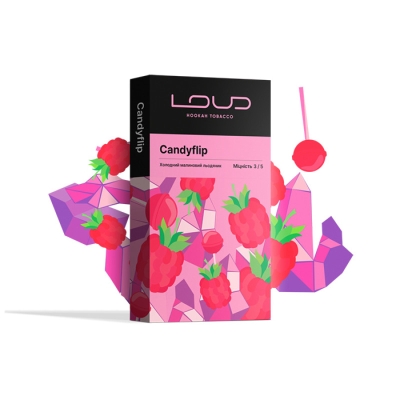 Табак Loud Dark Line Candyflip (Малина, Лед, Конфеты) 100 г Табак Loud Dark Line Candyflip (Малина, Лед, Конфеты) 100 г