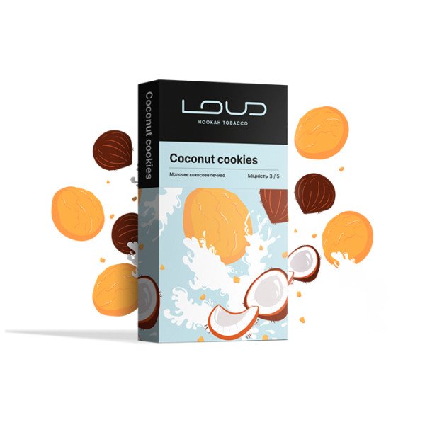 Табак Loud Dark Line Coconut cookie (Печенье, Кокос) 100 г