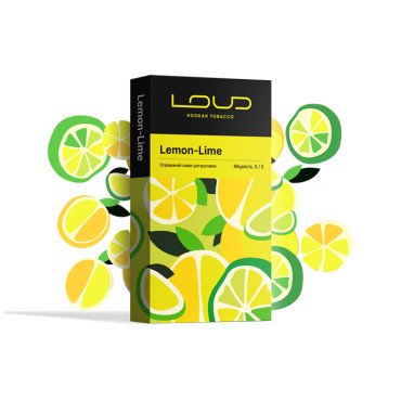 Табак Loud Dark Line Lemon-Lime (Лимон, Лайм) 100 г