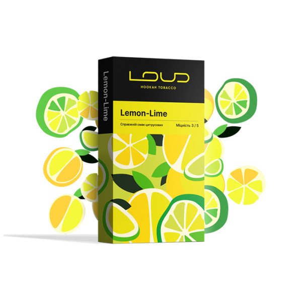 Табак Loud Dark Line Lemon-Lime (Лимон, Лайм) 100 г