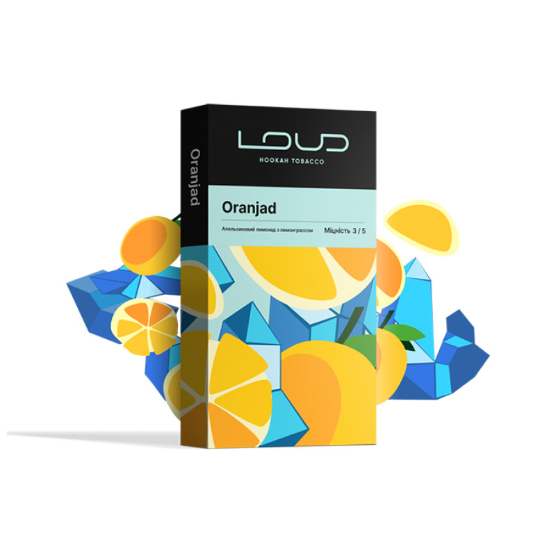 Табак Loud Dark Line Oranjad (Лимонад с лемонграссом) 100 г Табак Loud Dark Line Oranjad (Лимонад с лемонграссом) 100 г
