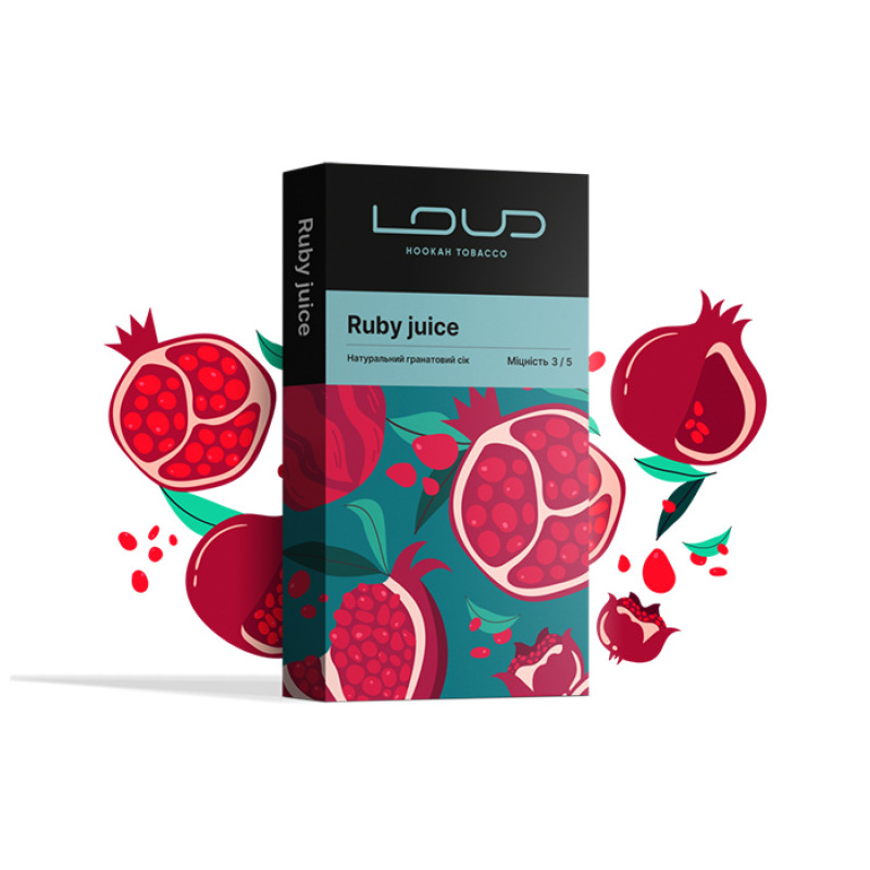 Табак Loud Dark Line Ruby Juice (Гранат) 100 г