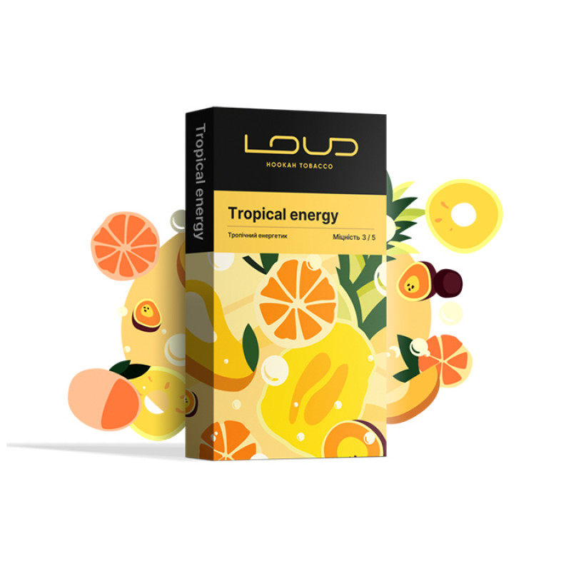 Табак Loud Dark Line Tropical Energy (Тропический энергетик) 100 г Табак Loud Dark Line Tropical Energy (Тропический энергетик) 100 г