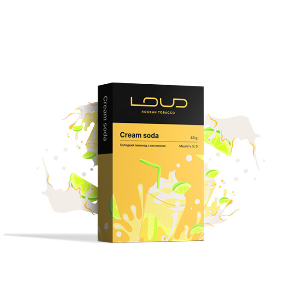 Табак Loud Dark Line Cream soda (Сладкий лимонад с кислинкой) 40 г