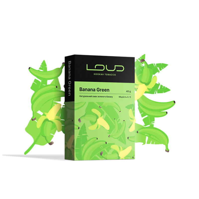 Табак Loud Dark Line Banana-Green (Зеленый банан) 40 г Табак Loud Dark Line Banana-Green (Зеленый банан) 40 г