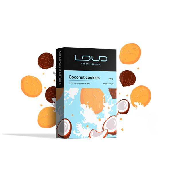 Табак Loud Dark Line Coconut cookie (Печенье, Кокос) 40 г