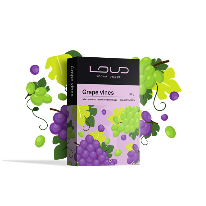 Табак Loud Dark Line Grape vines (Виноград) 40 г Табак Loud Dark Line Grape vines (Виноград) 40 г